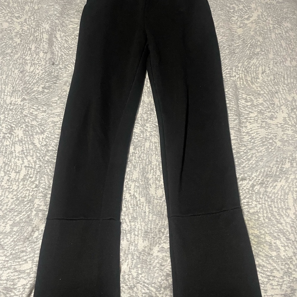 Black Flared Joggers